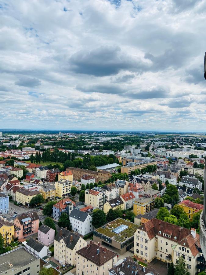Hotelturm Augsburg Appartment 29 Stock Ngoại thất bức ảnh