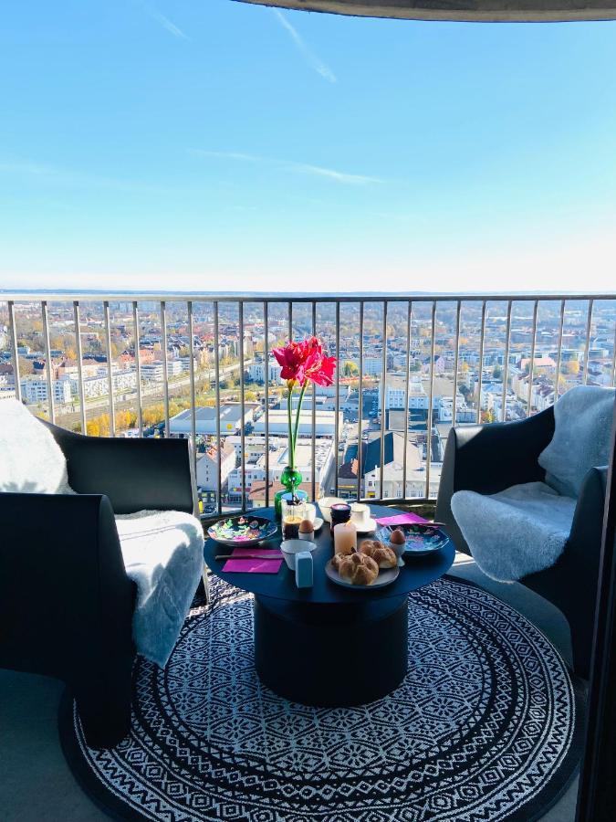 Hotelturm Augsburg Appartment 29 Stock Ngoại thất bức ảnh